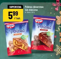 Polomarket Polewa deserowa lub mleczna Dr. Oetker oferta