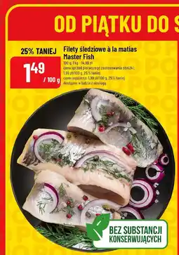 Polomarket Filety śledziowe à la matias Master Fish oferta
