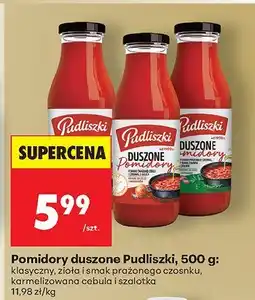 Biedronka Pomidory duszone klasyczne Pudliszki oferta
