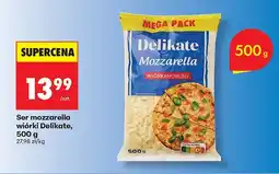 Biedronka Ser mozzarella wiórki 500 g Delikate oferta