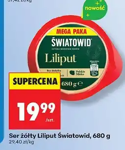 Biedronka Ser żółty Liliput 680 g Światowid oferta