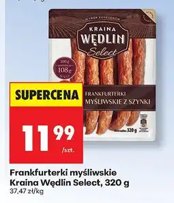 Biedronka Frankfurterki myśliwskie 320 g Kraina Wędlin oferta