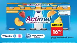 Biedronka Napój Actimel jogurtowy wieloowocowy 12-pak Danone oferta