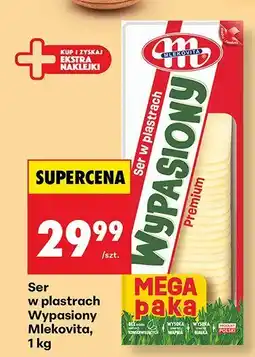 Biedronka Ser w plastrach Wypasiony, 1 kg Mlekovita oferta