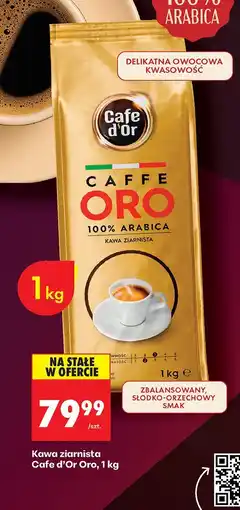 Biedronka Kawa ziarnista Oro, 1 kg Cafe d'Or oferta