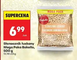 Biedronka Słonecznik łuskany Mega Paka 500 g Bakello oferta