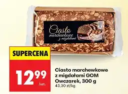 Biedronka Ciasto marchewkowe z migdałami 300 g GOM Owczarek oferta