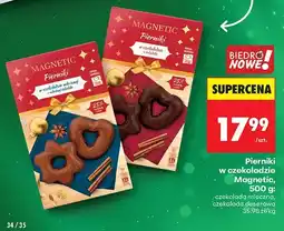 Biedronka Pierniki w czekoladzie mlecznej Magnetic oferta
