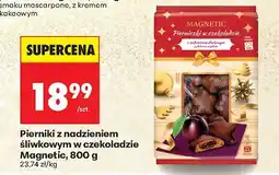 Biedronka Pierniki z nadzieniem śliwkowym w czekoladzie Magnetic oferta