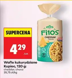 Biedronka Wafle kukurydziane cheddar Kupiec oferta