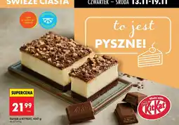 Biedronka Sernik z z KitKat, 450 g Biedronka oferta