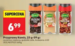 Biedronka Przyprawy: cynamon mielony, goździki całe, kruszone chilli Kamis oferta