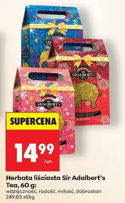 Biedronka Herbata liściasta wdzięczność Sir Adalbert's Tea oferta