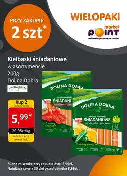 Market Point Kiełbaski śniadaniowe Dolina Dobra oferta