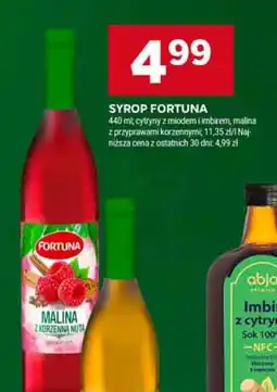 Stokrotka Syrop Fortuna malina z mrożoną datą, cytryna oferta