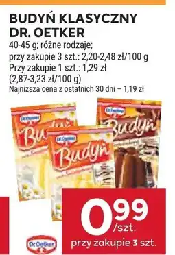 Stokrotka Budyń klasyczny Dr. Oetker różne rodzaje oferta