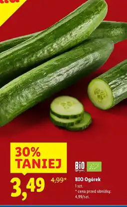 Lidl Ogórek Bio oferta