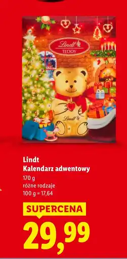Lidl Kalendarz adwentowy Lindt oferta