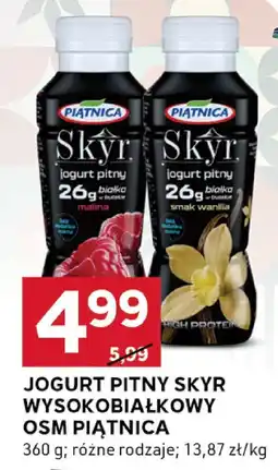 Stokrotka Jogurt pitny Skyr wysokobiałkowy OSM Piątnica oferta