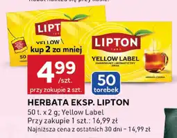 Stokrotka Herbata eksp. Lipton Yellow Label 50 torebek oferta