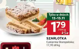 Stokrotka Szarlotka Cukiernia Staropolska oferta