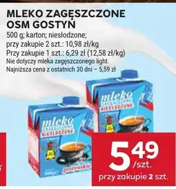 Stokrotka Mleko zagęszczone Osm Gostyń oferta