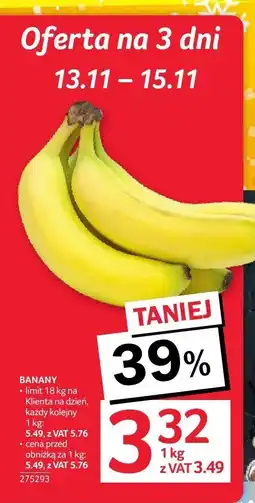 Selgros Banany Selgros oferta