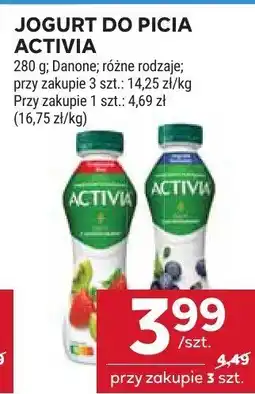 Stokrotka Jogurt do picia activia Danone różne rodzaje oferta