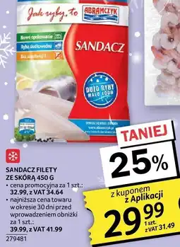 Selgros Sandacz filety ze skórą 450 g Selgros oferta