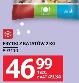 Selgros Frytki z batatów 2 kg Farm Frites oferta