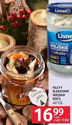 Selgros Filety śledziowe wiejskie 600 g Lisner oferta