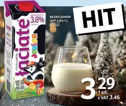 Selgros Mleko Junior UHT 3,8% 1 l Łaciate oferta