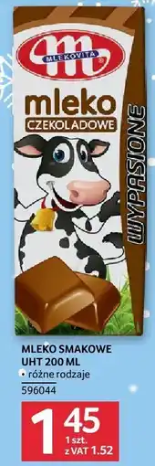 Selgros Mleko smakowe UHT 200 ml Mlekovita oferta