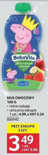 Selgros Mus owocowy 100 g BoboVita oferta