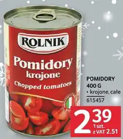 Selgros Pomidory krojone 400 g Rolnik oferta