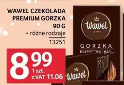 Selgros Czekolada Wawel Premium gorzka 90 g oferta