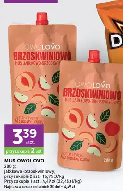 Stokrotka Mus jabłkowo-brzoskwiniowy Owolovo oferta