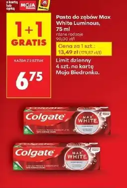 Biedronka Pasta do zębów Colgate oferta