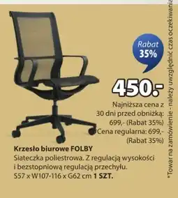 JYSK Krzesło biurowe oferta