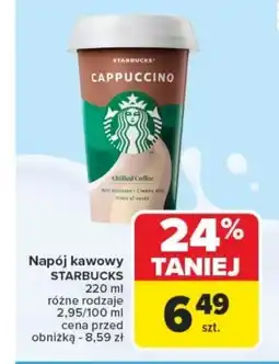 Carrefour Napój kawowy Starbucks oferta