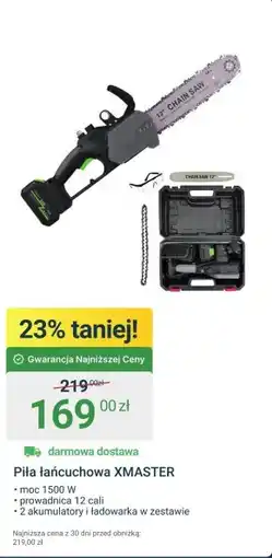 ERLI Piła łańcuchowa Xmaster oferta