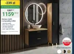ERLI Zestaw mebli łazienkowych Luna oferta