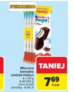 Carrefour Kanapka mleczna Kinder oferta