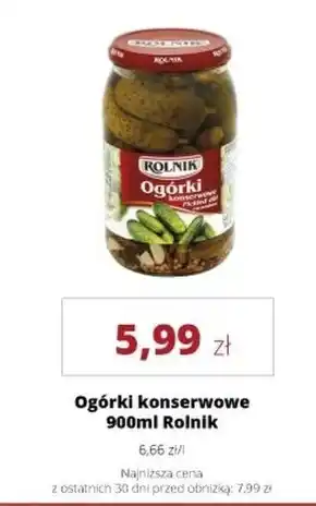 Torimpex Ogórki konserwowe Rolnik oferta