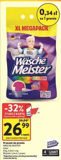 Intermarche Proszek do prania color Wasche Meister oferta