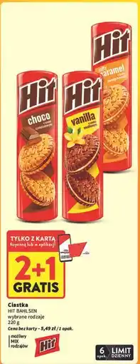 Intermarche Ciastka słony karmel Hit oferta