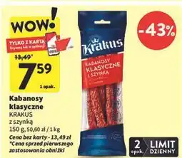 Intermarche Kabanosy klasyczne Krakus Animex oferta