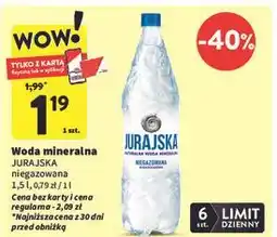 Intermarche Woda niegazowana Jurajska oferta