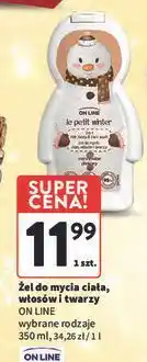 Intermarche Żel do mycia ciała włosów i twarzy 3w1 winter On Line Le Petit oferta