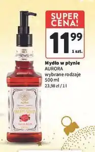 Intermarche Mydło w płynie piżmo & pachula Aurora oferta